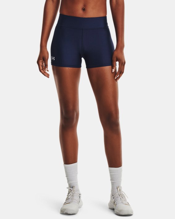 Women's UA Team Shorty Shorts, Blue, pdpMainDesktop image number 0